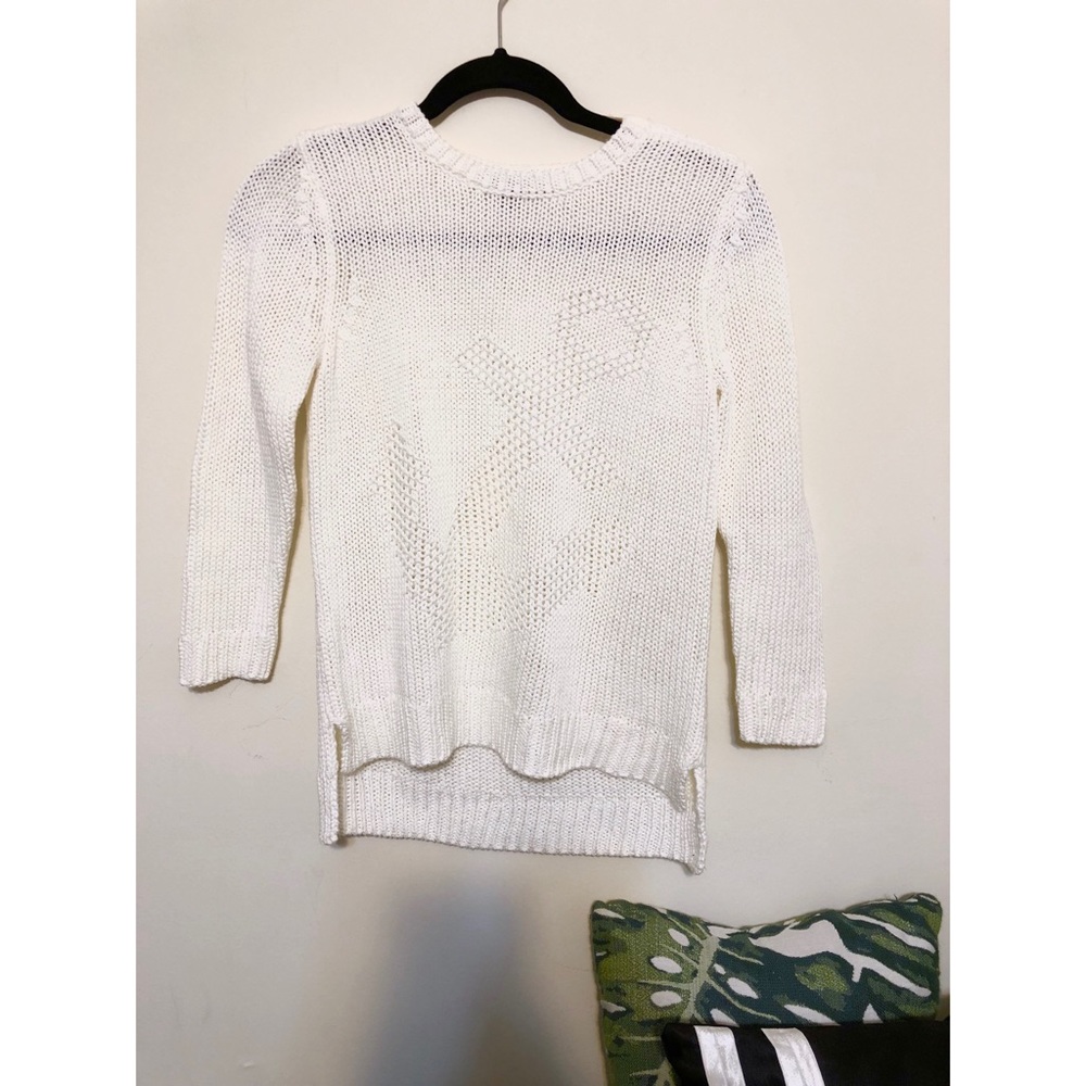 ❌ SOLD ❌ Ann Taylor White Anchor Sweater (SP)